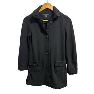 Banana Republic‎ women's black coat size 00P